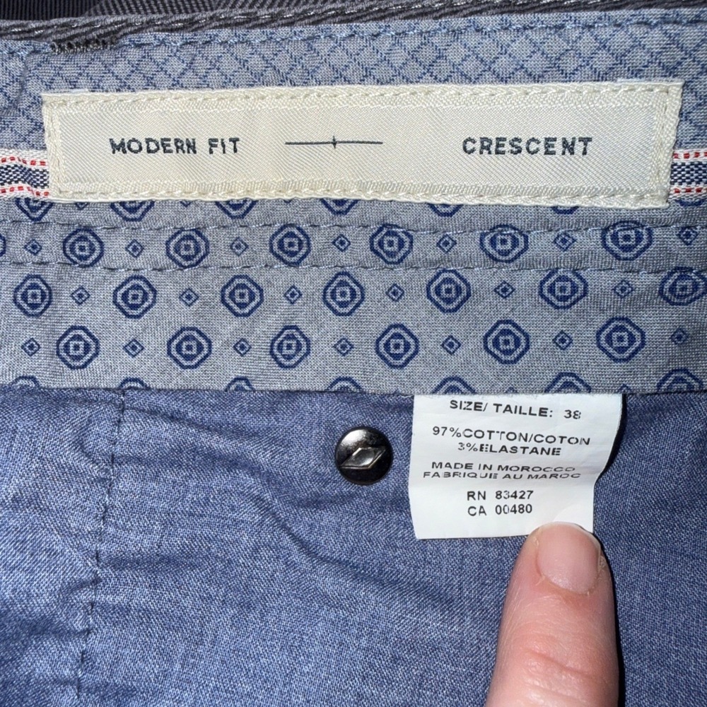 Ballin Crescent‎ Modern 5 pocket twill pants pavement gray Size 38 - Picture 5 of 7